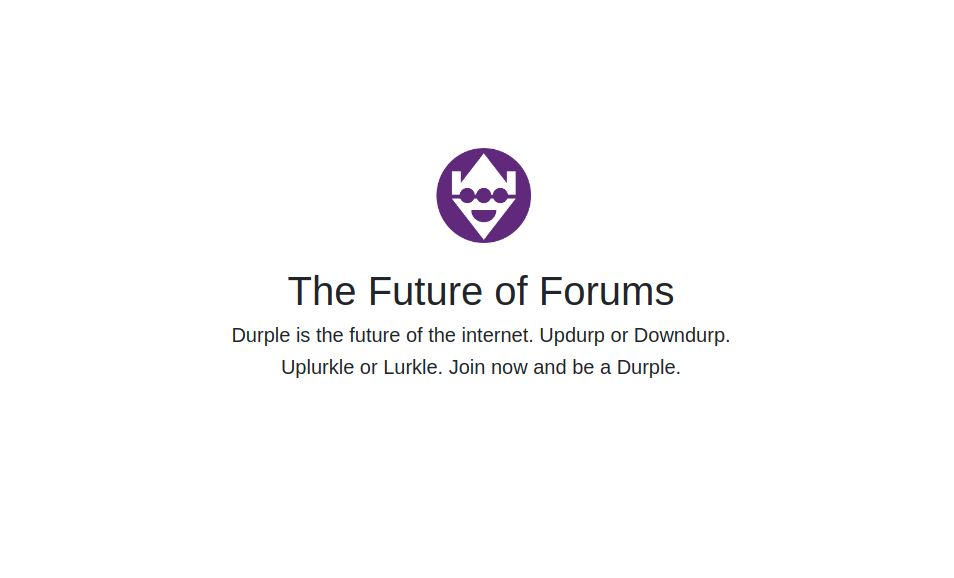 Durple banner