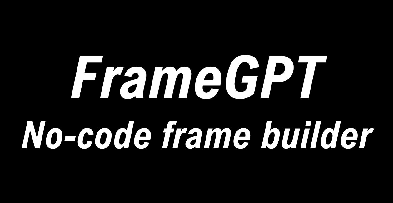 FrameGPT banner