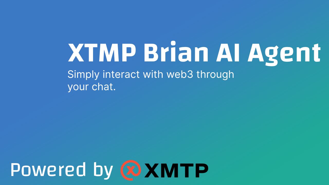 XMTP AI Brian Agent banner