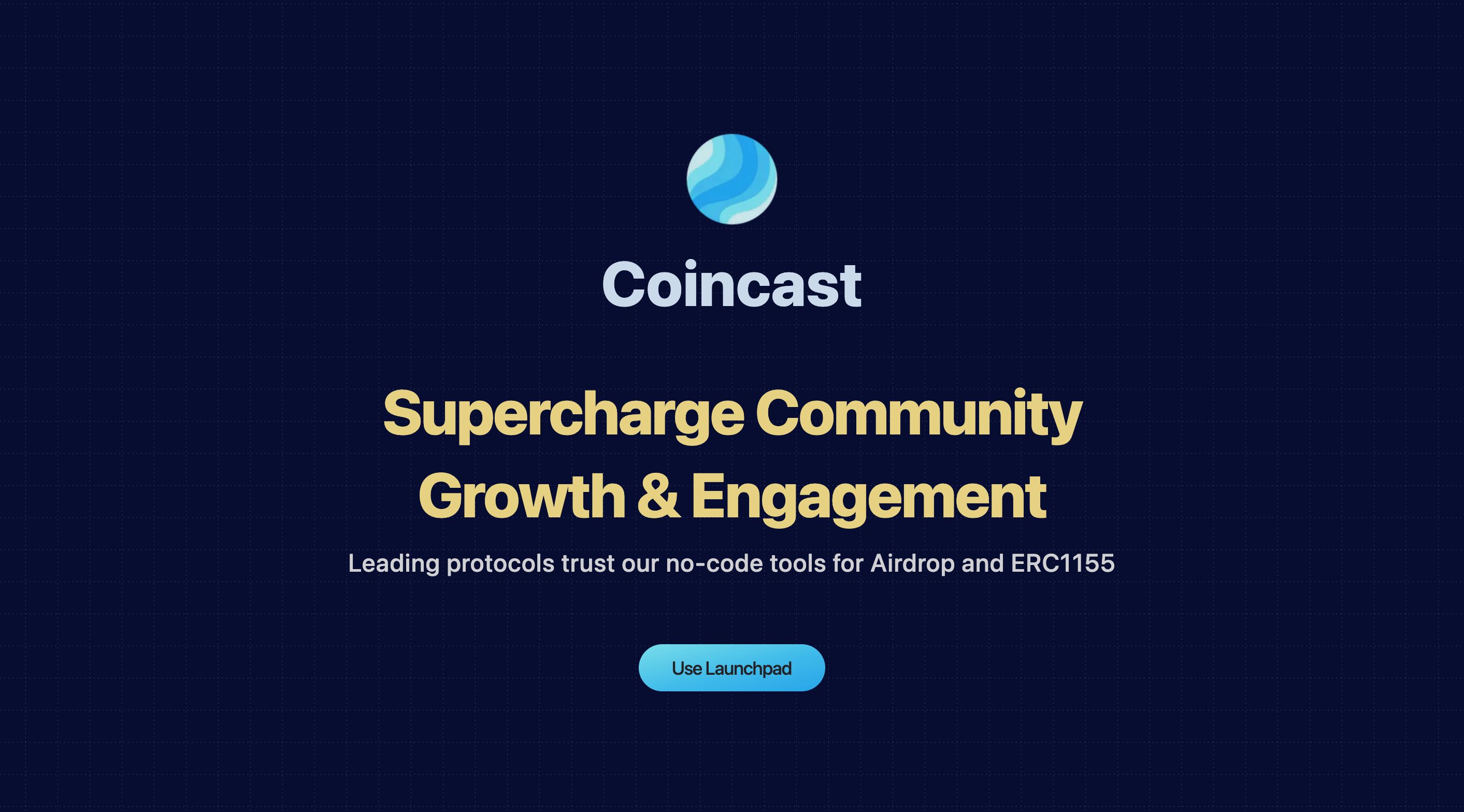 Coincast banner