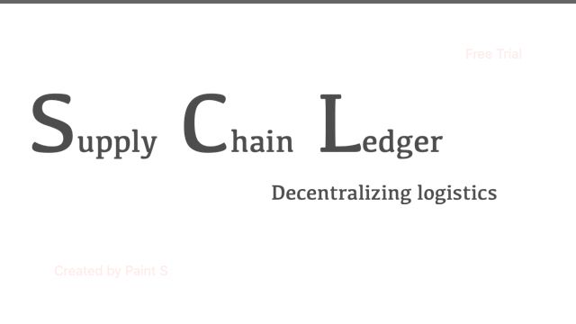 Supply Chain Ledger banner