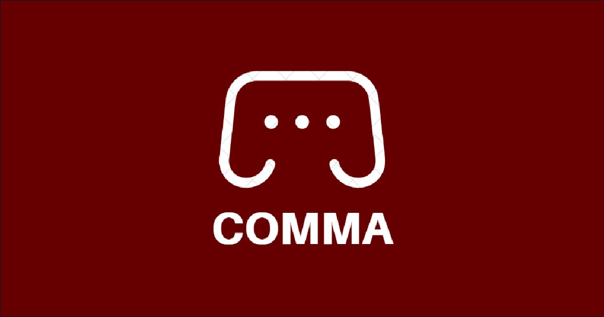 Comma banner