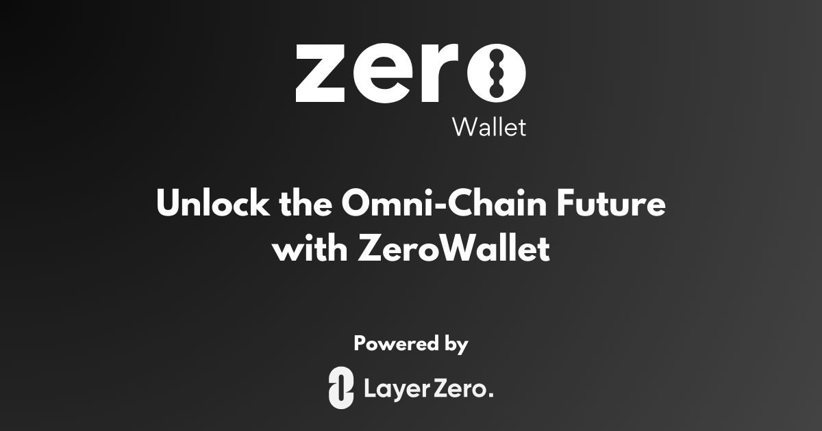 ZeroWallet banner