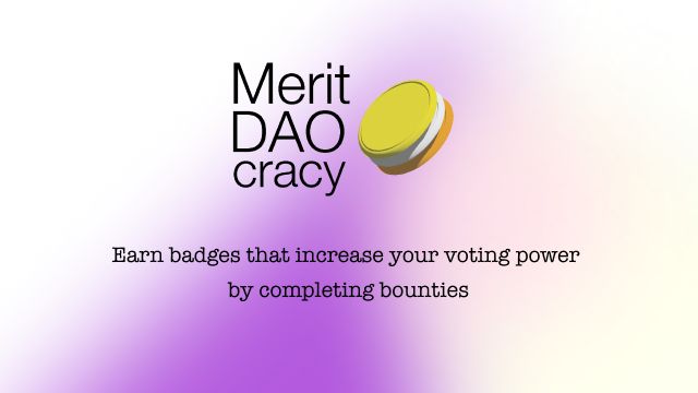 MeritDAOcracy banner