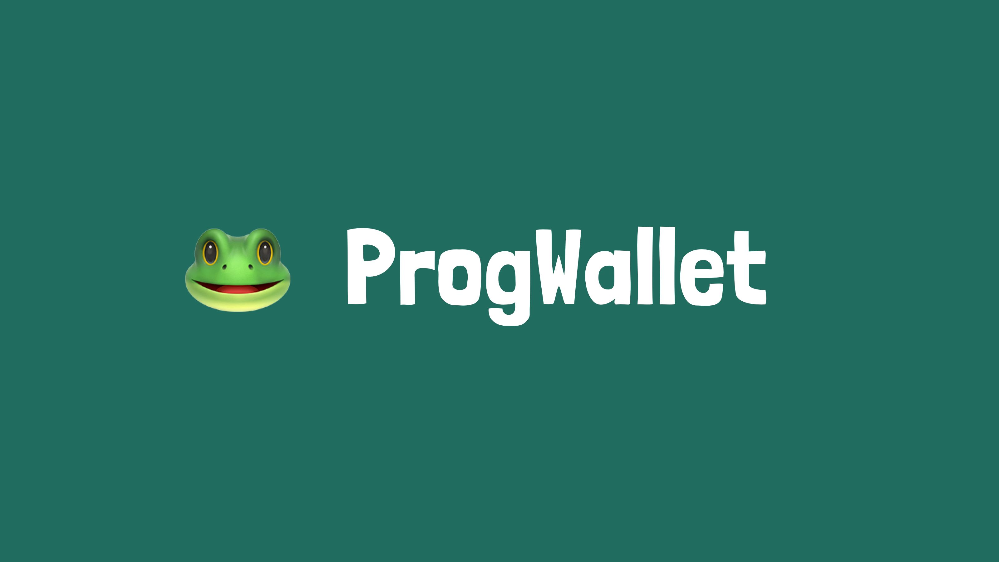 ProgWallet banner