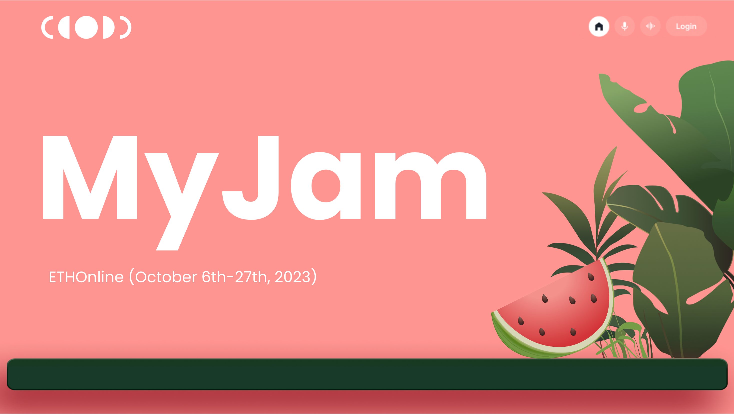 MyJam banner