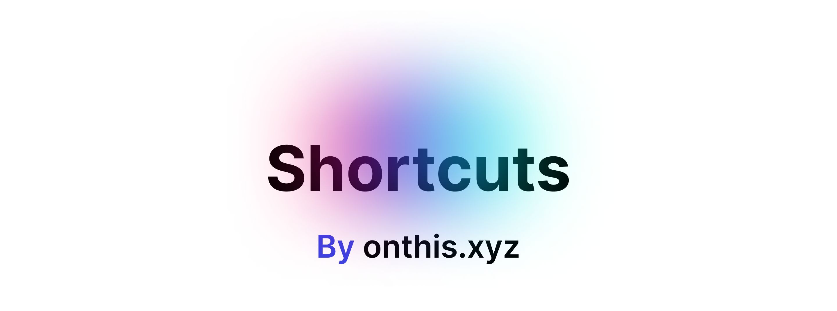 Shortcuts banner