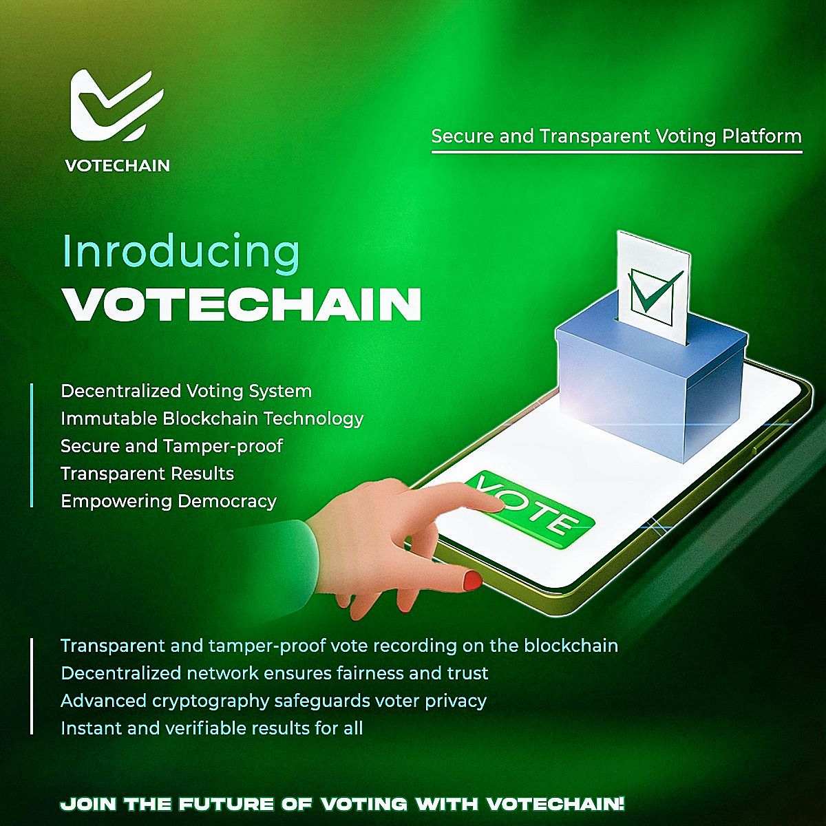 VoteChain banner