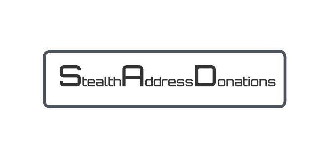 Stealth Address Donations banner