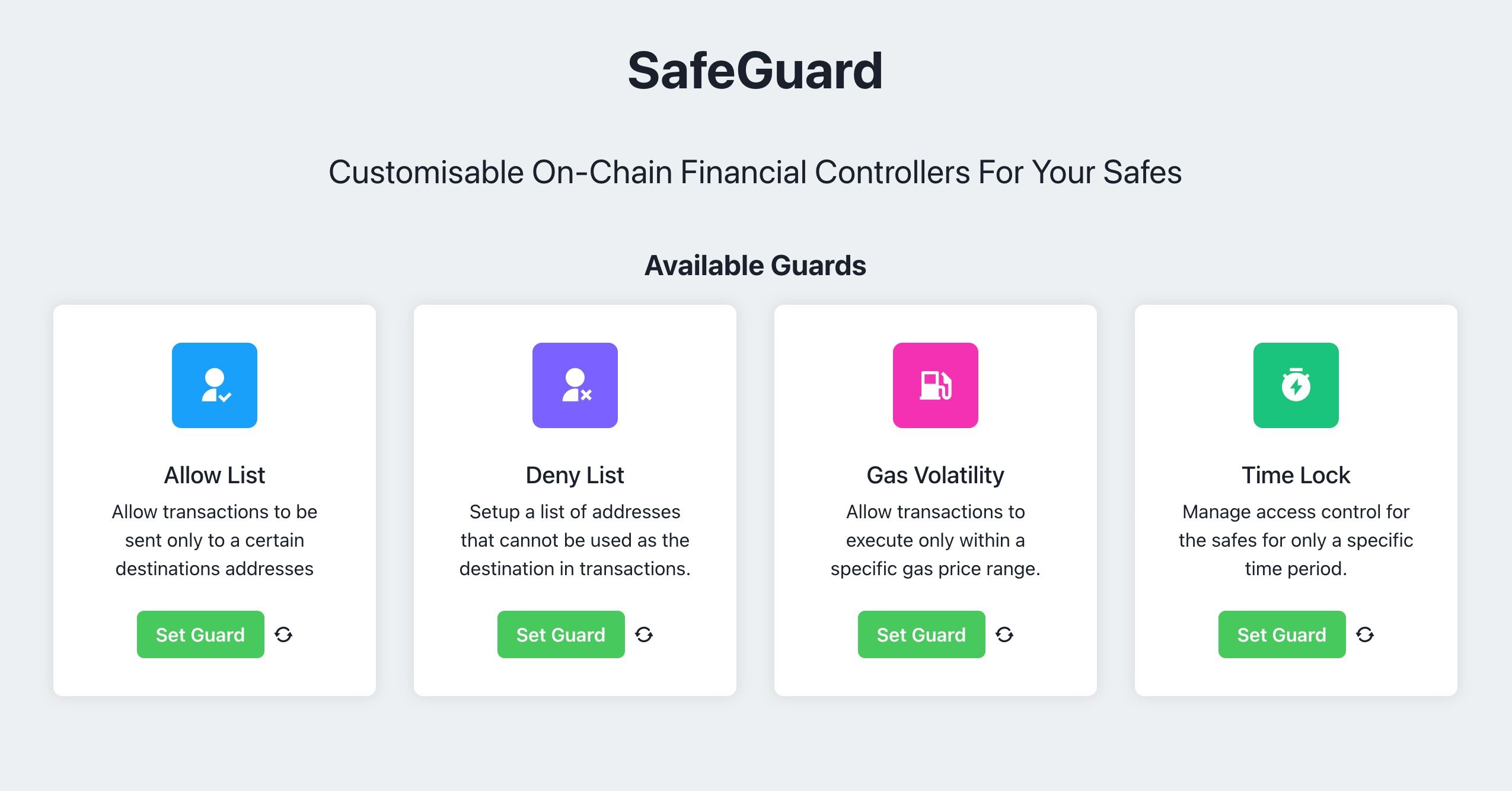 SafeGuard banner