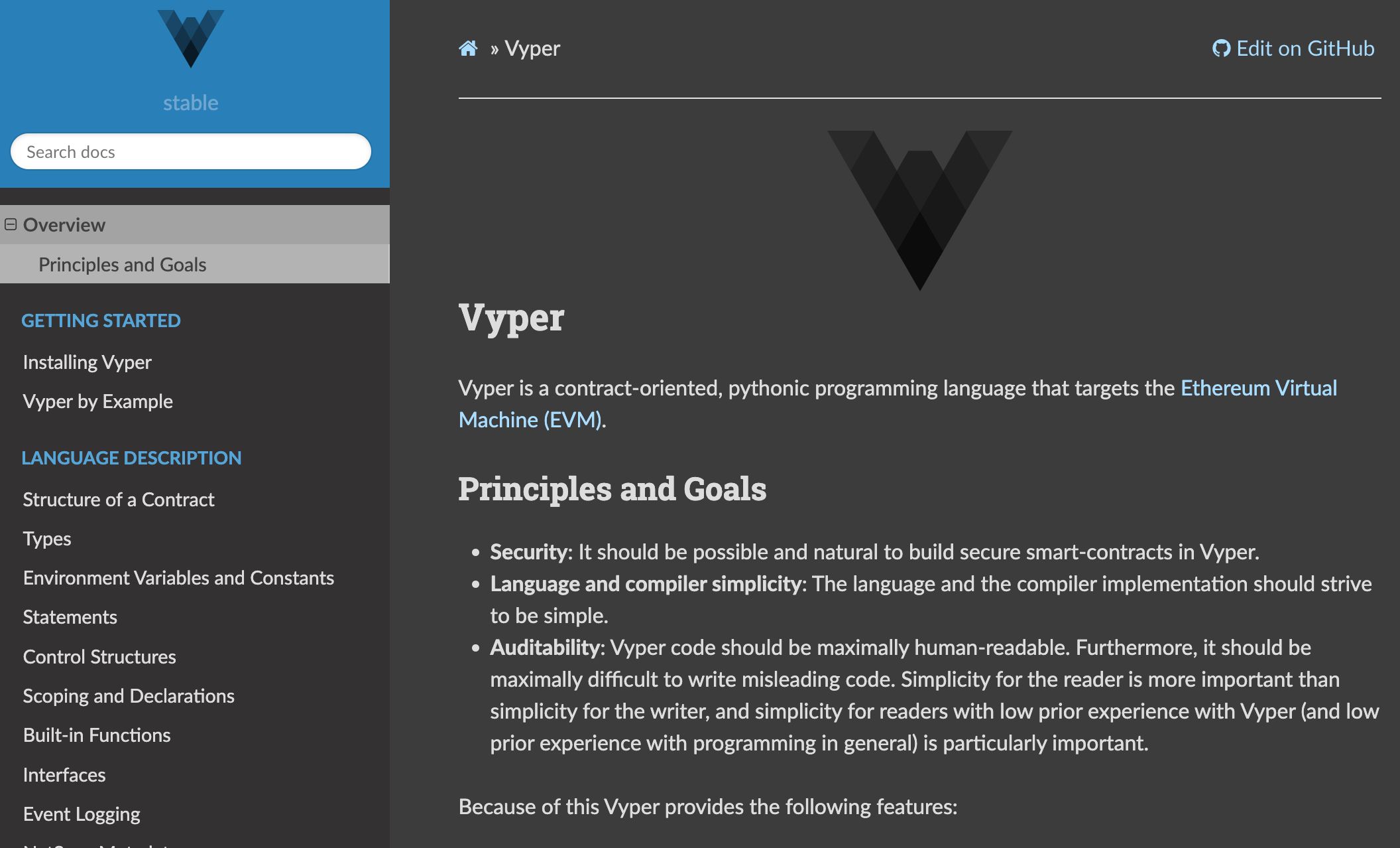 Vyper Learnings banner