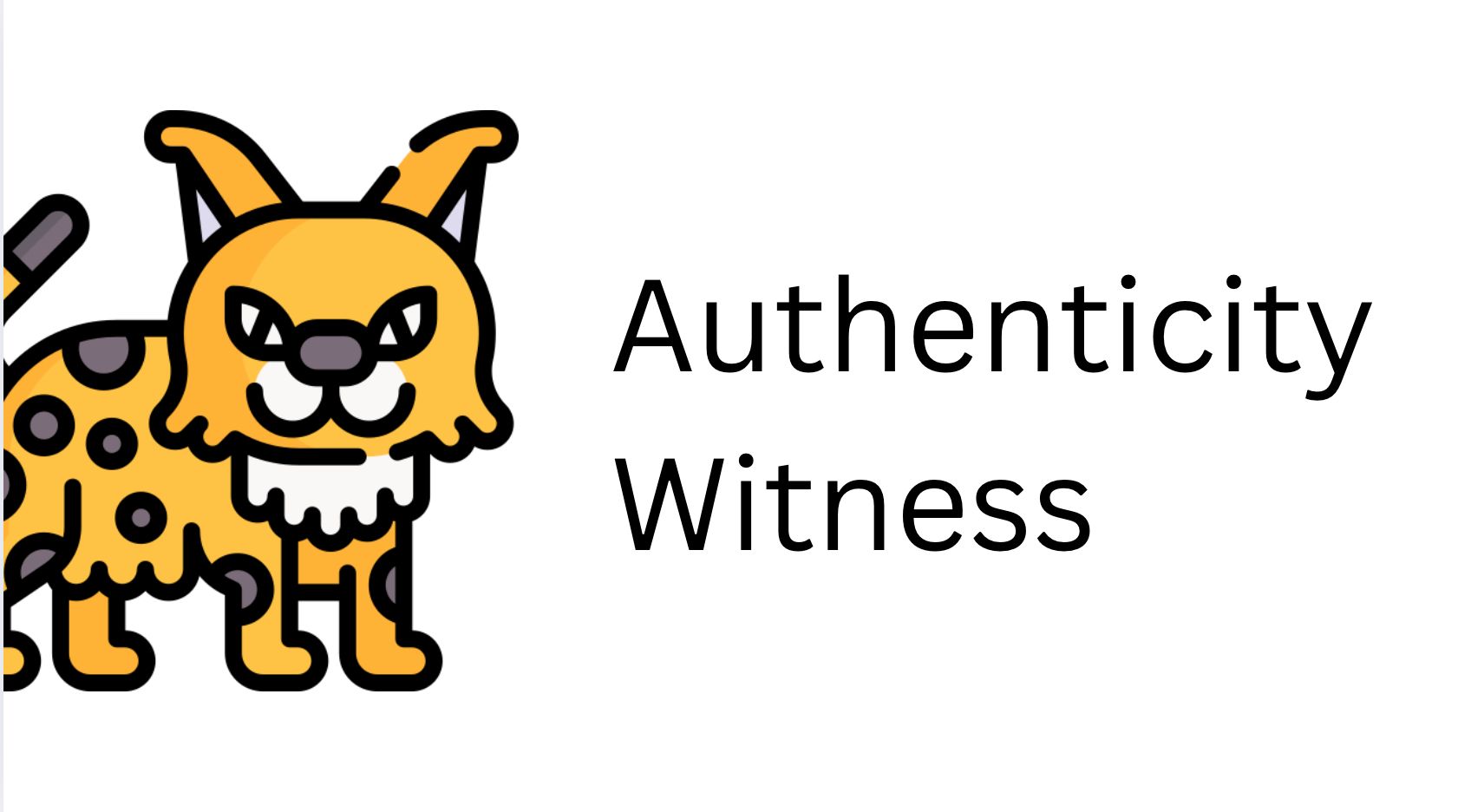 Authenticity Witness banner