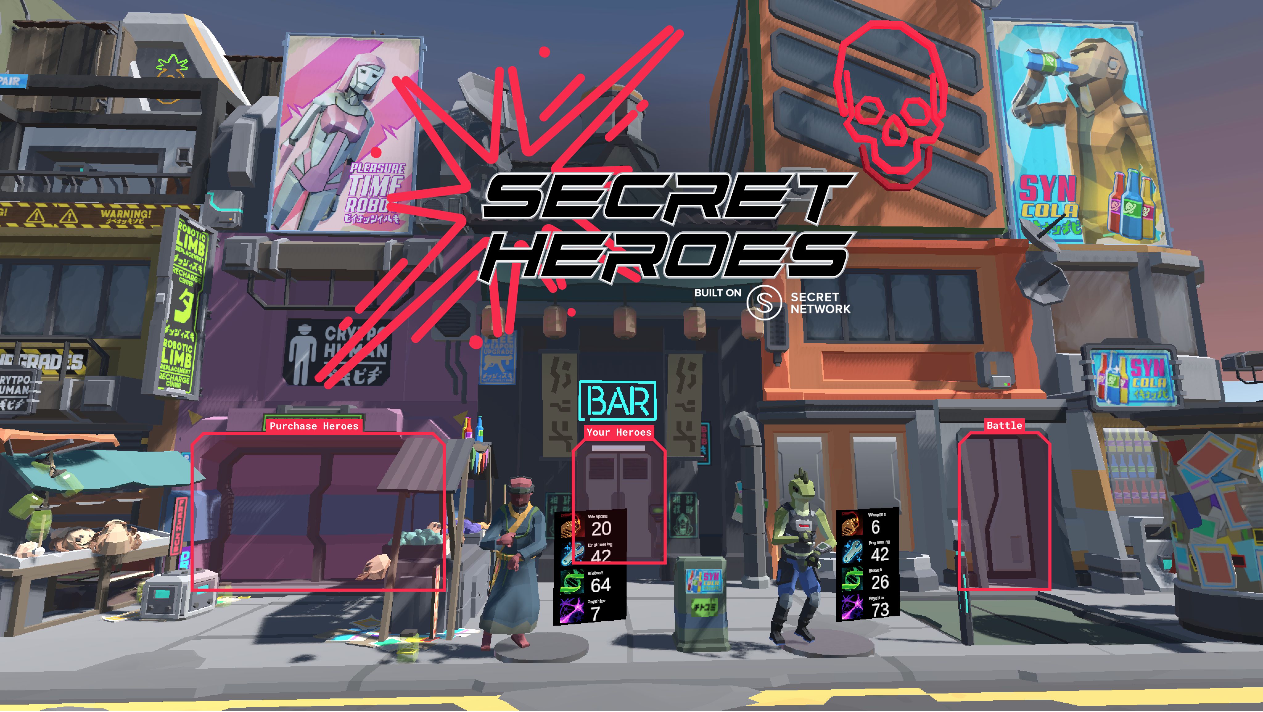 Secret Heros banner