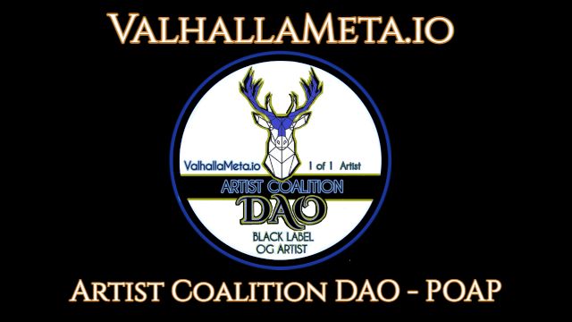 ValhallaMeta.io Artist DAO banner