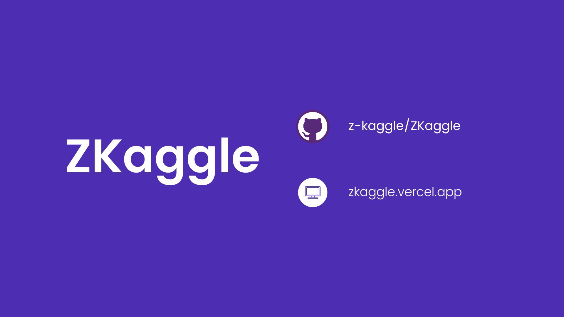 ZKaggle banner