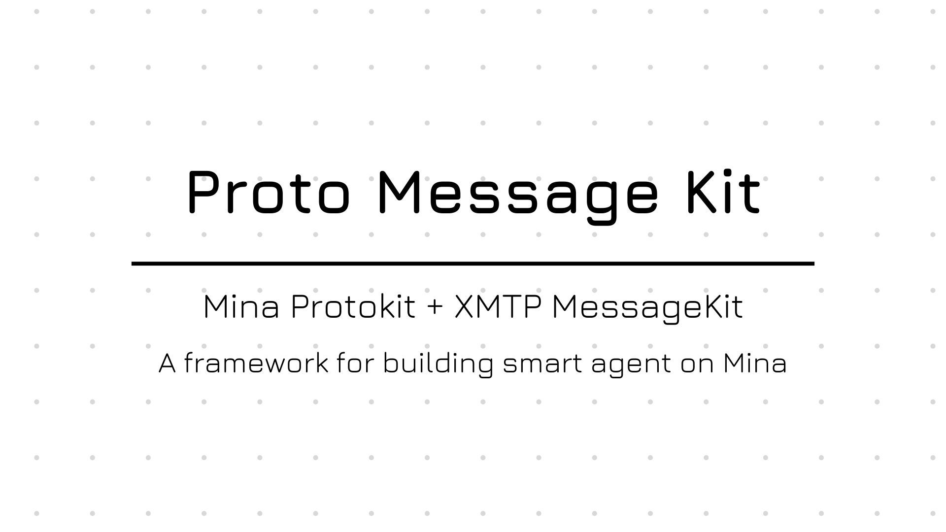 Proto Message Kit banner