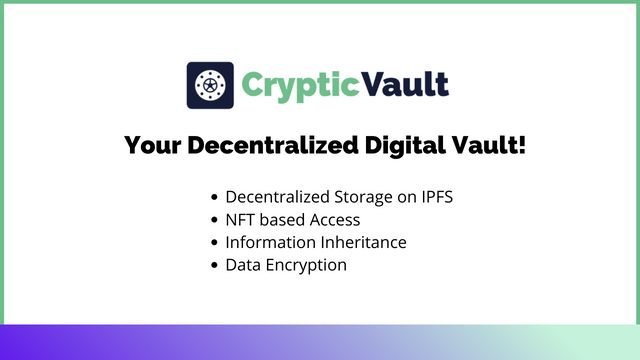 CrypticVault banner