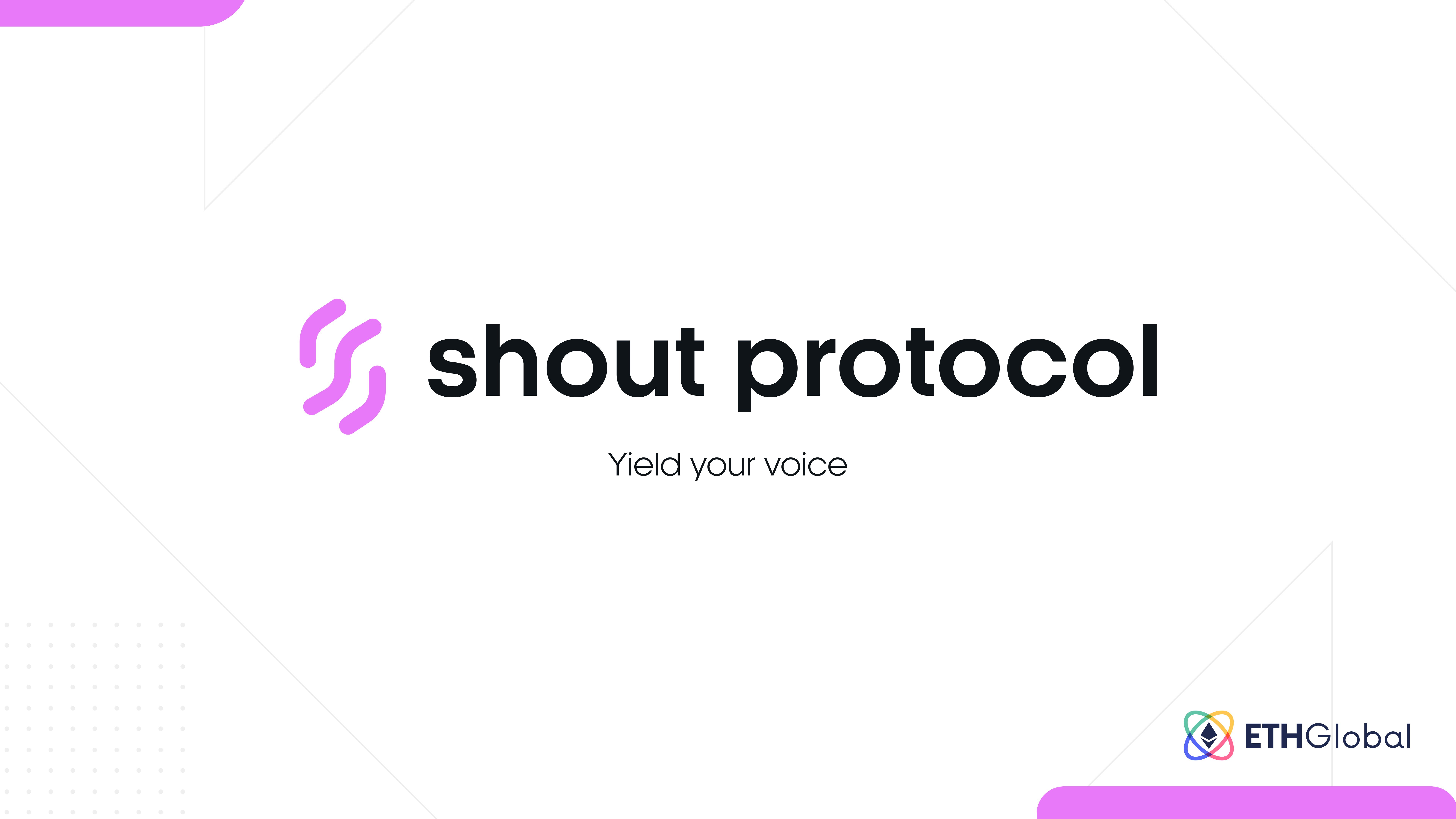 Shout Protocol banner