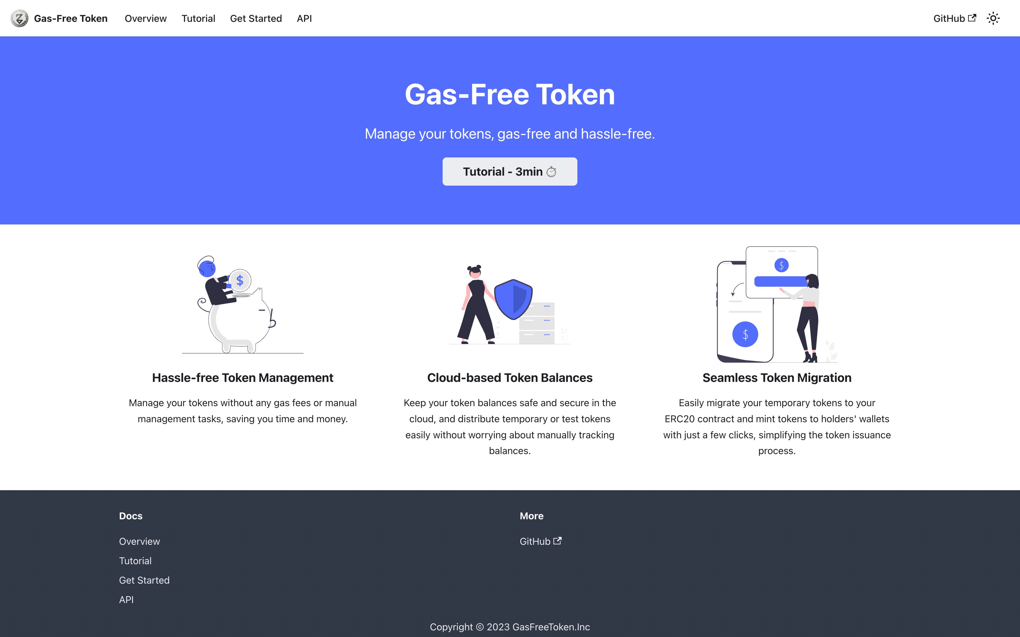 Gas-Free Token banner