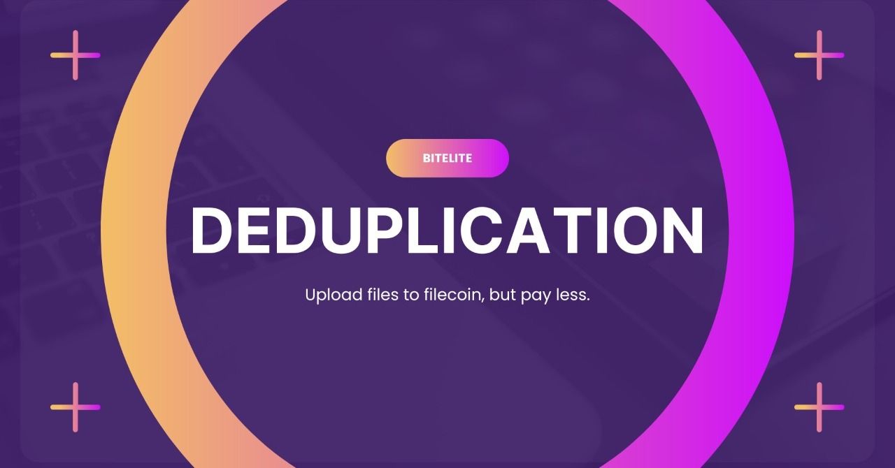 Deduplication layer on Filecoin banner