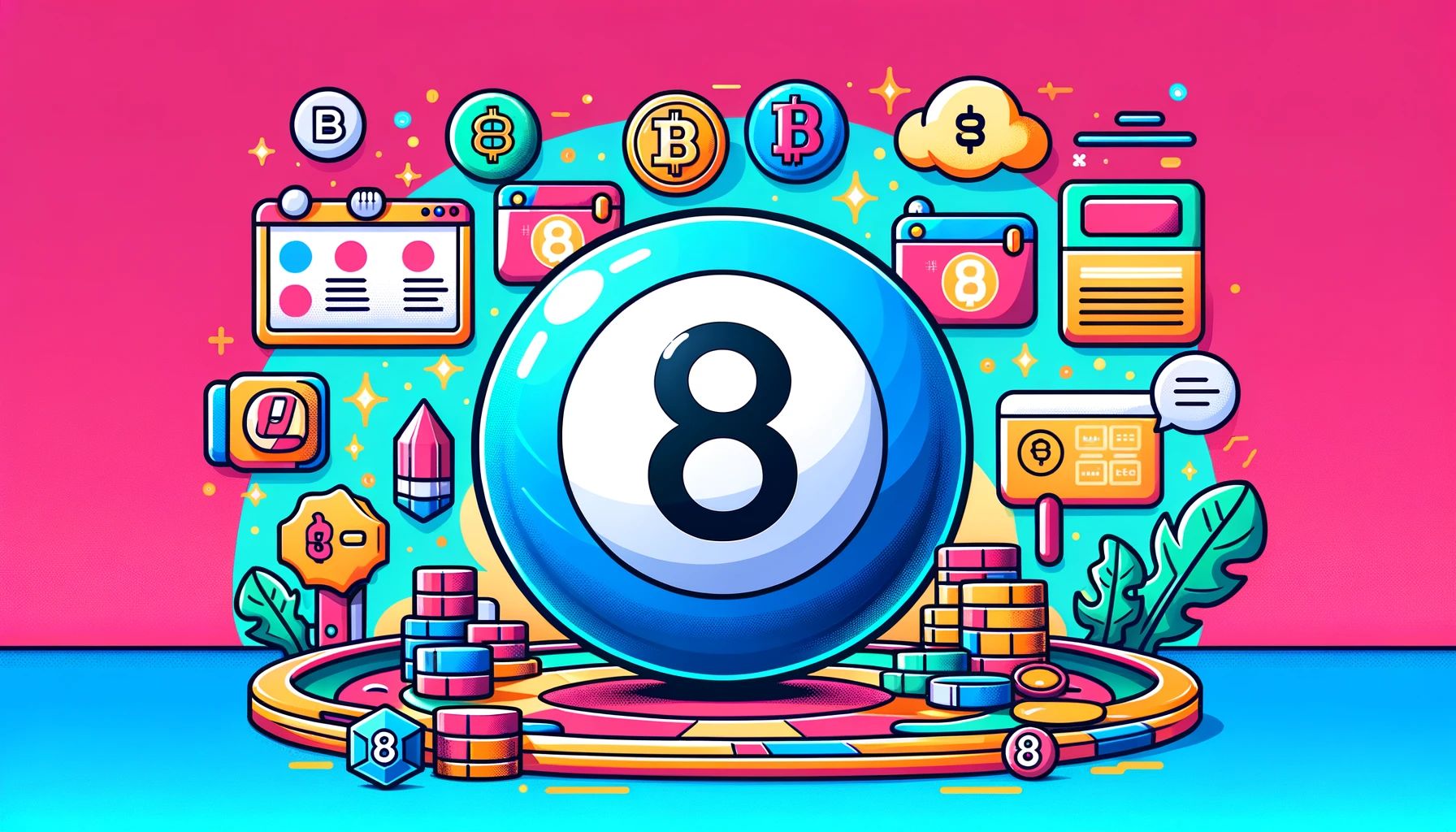 The Token 8 Ball banner