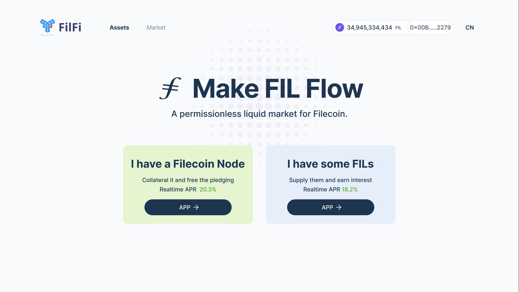 FilFi - free your Filecoin assets banner