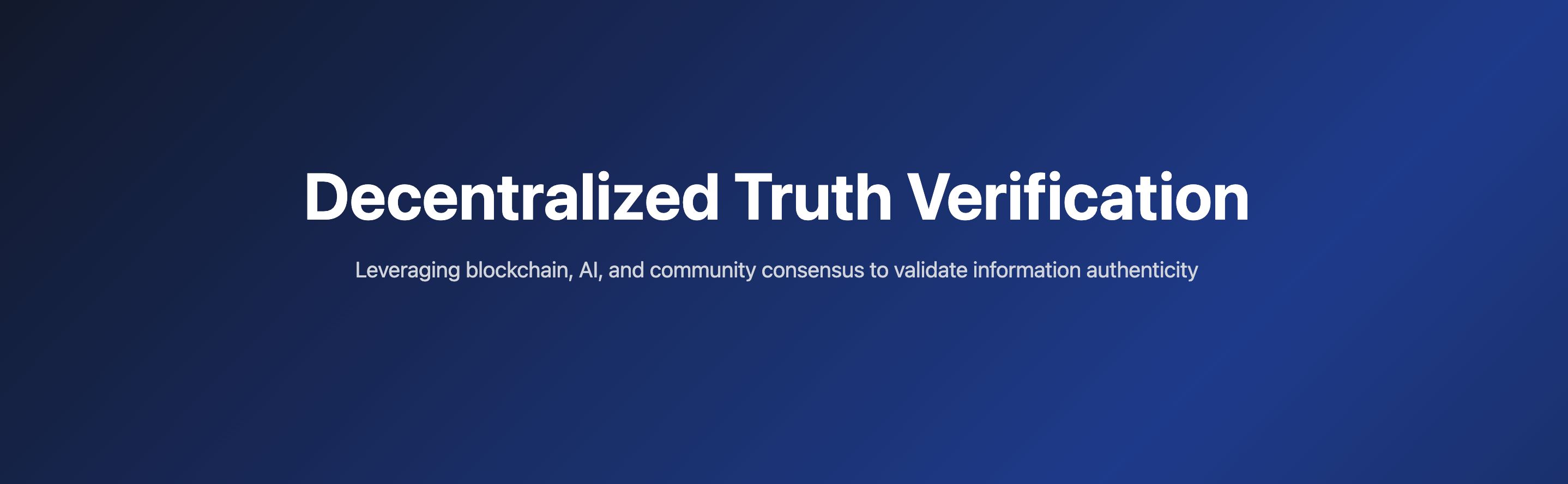 TruthValidatorAgent banner