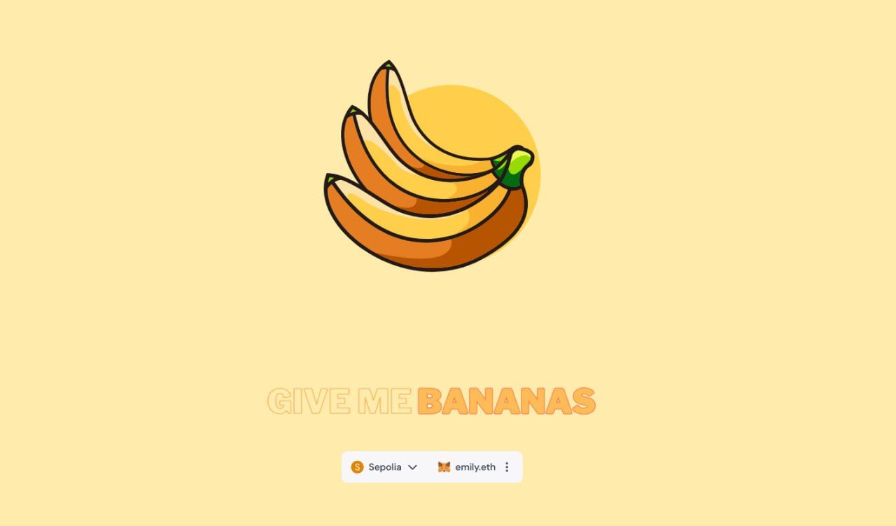 Give Me Bananas banner