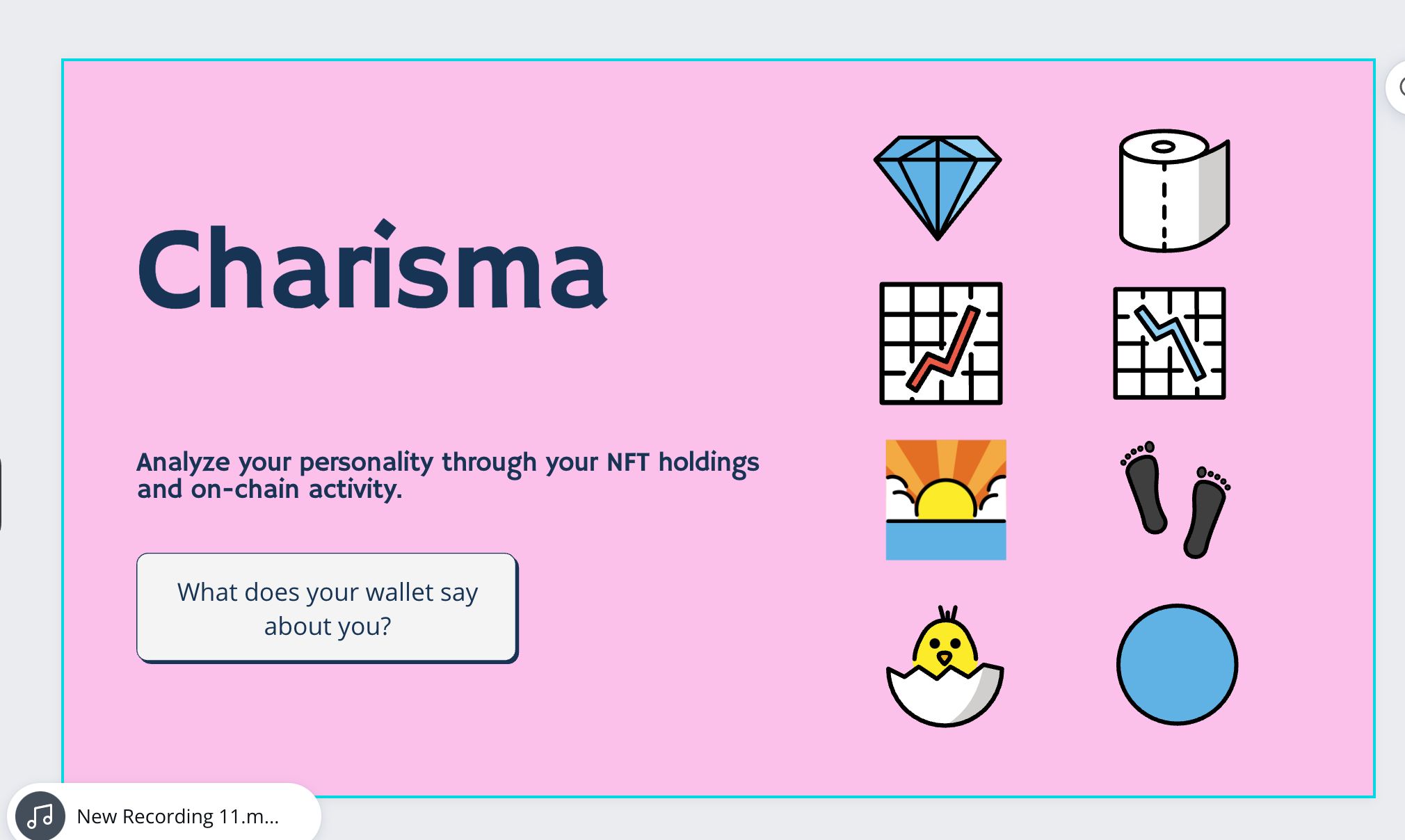 Charisma - Personality Using Wallet NFT Data banner