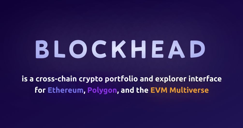 Blockhead - Crypto Portfolio and Explorer banner