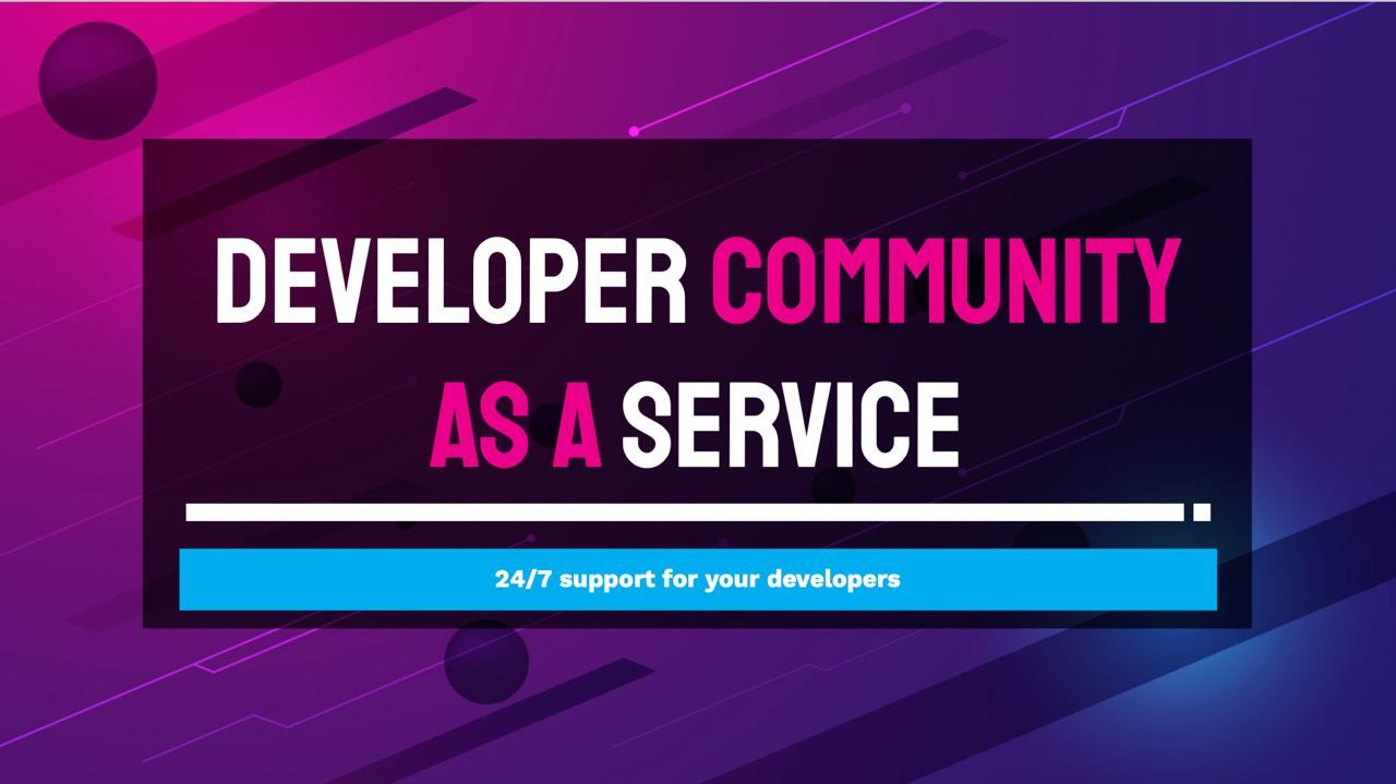 Developer Community as a Service banner