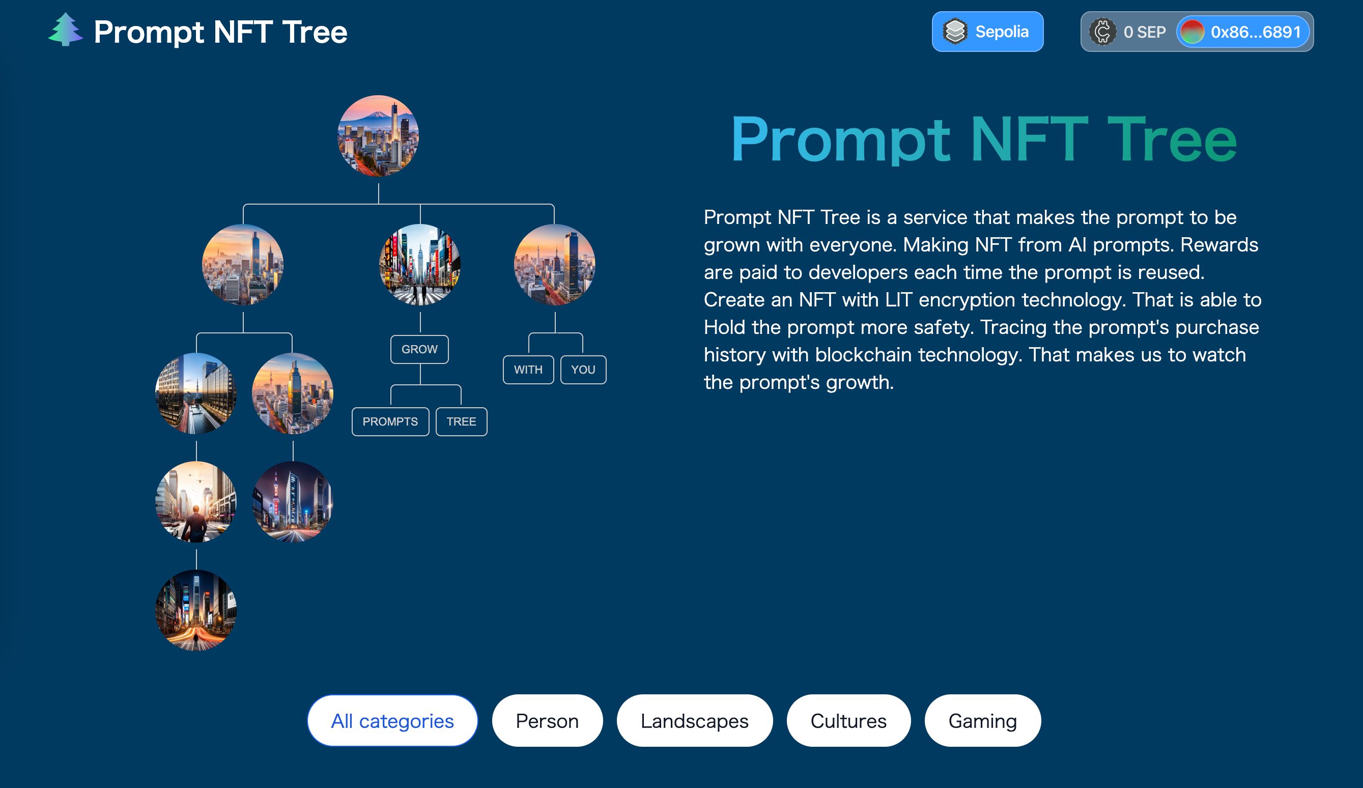 Prompt NFT Tree banner