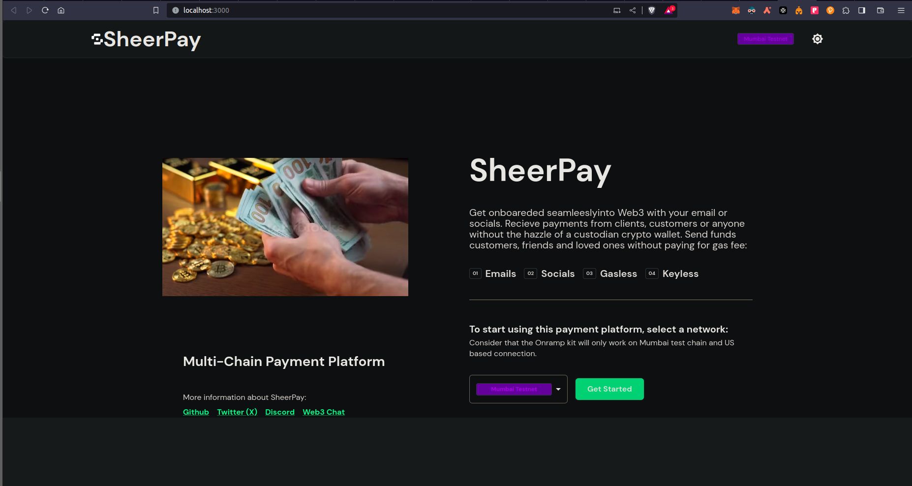 SHEERPAY banner