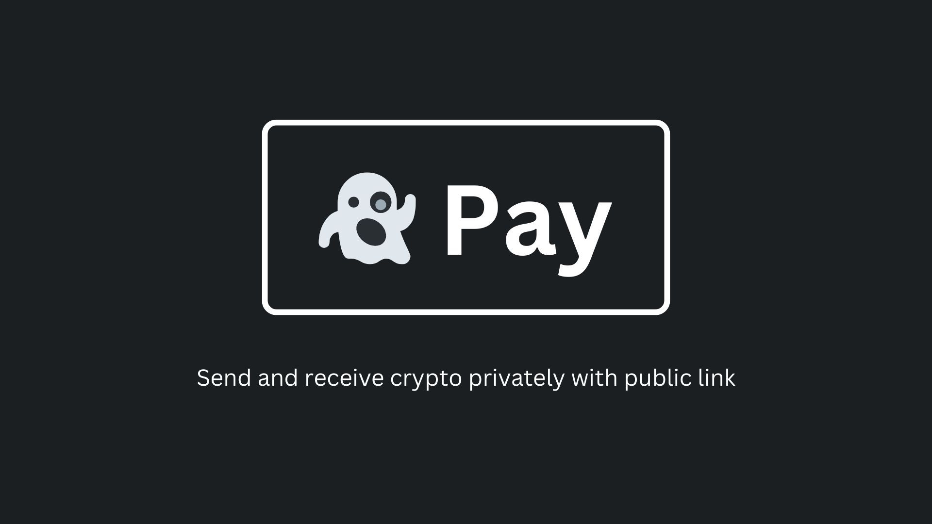 GhostPay banner