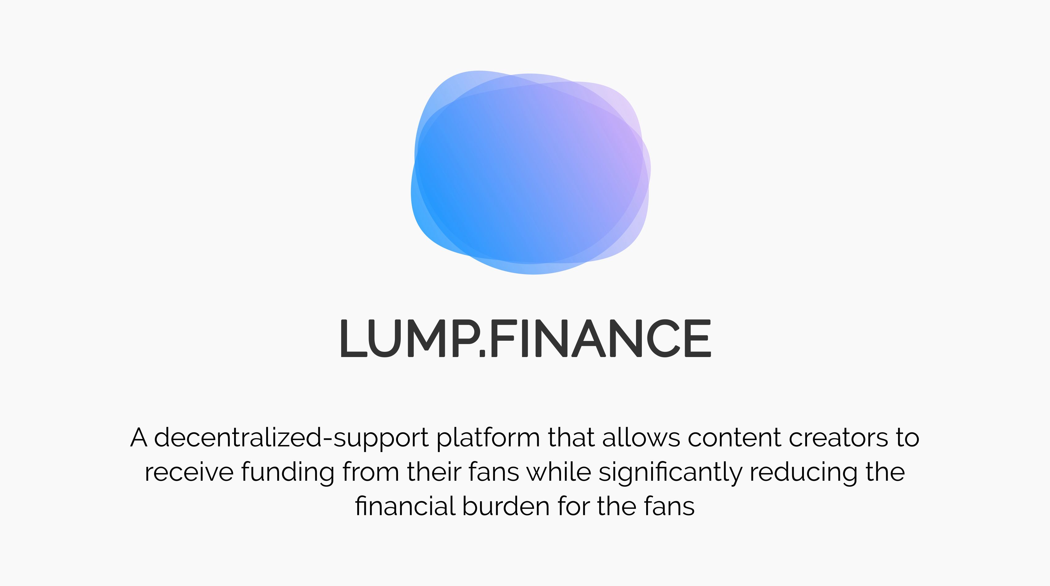 Lump.Finance banner