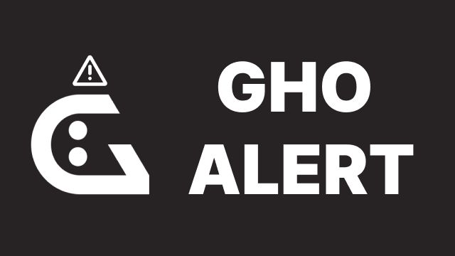 GHOAlert banner