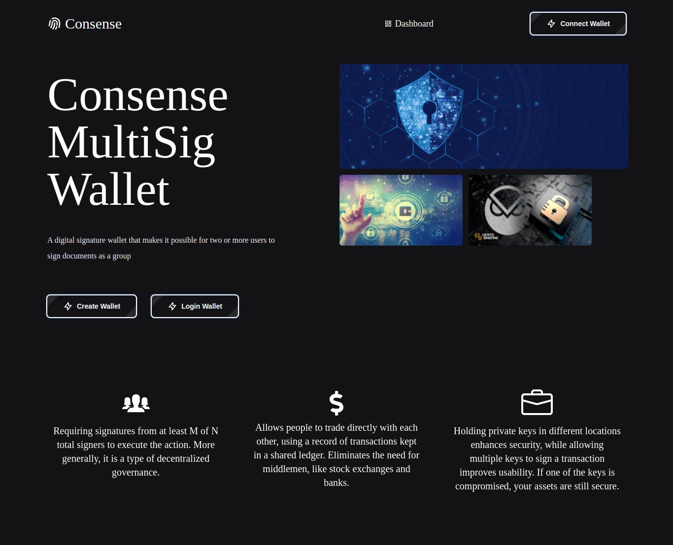 Consense Multisig (Funds and Admin) banner