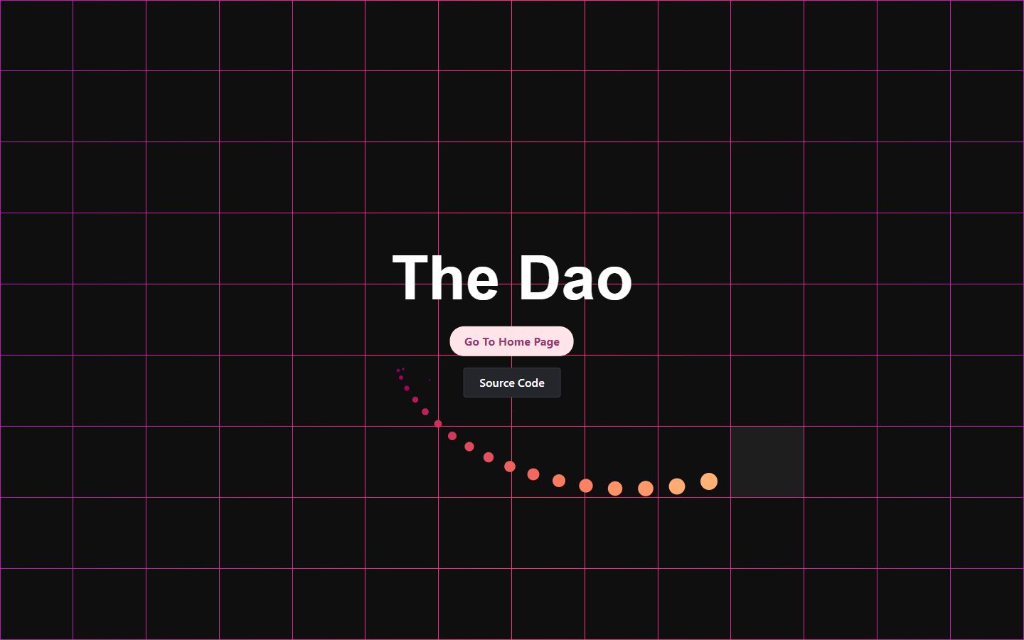 The DAO banner