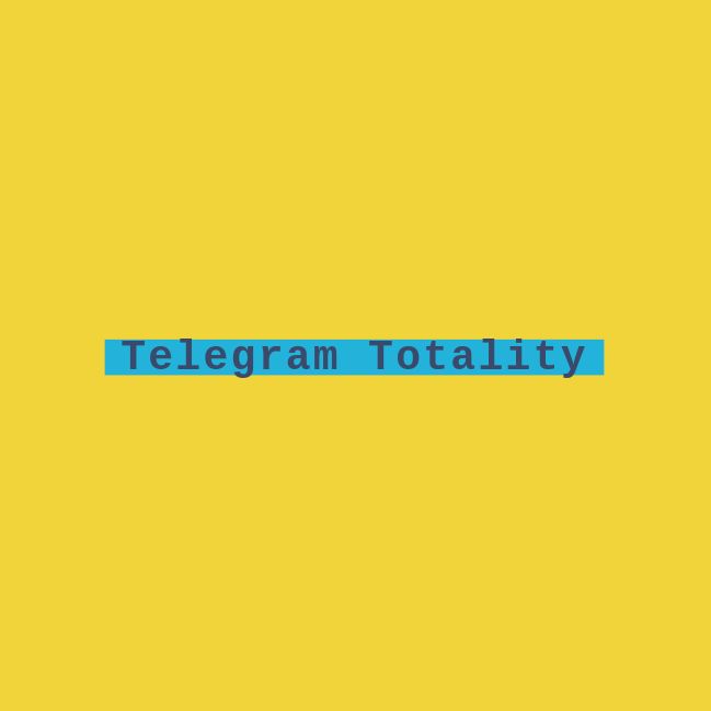 Telegram Totality banner