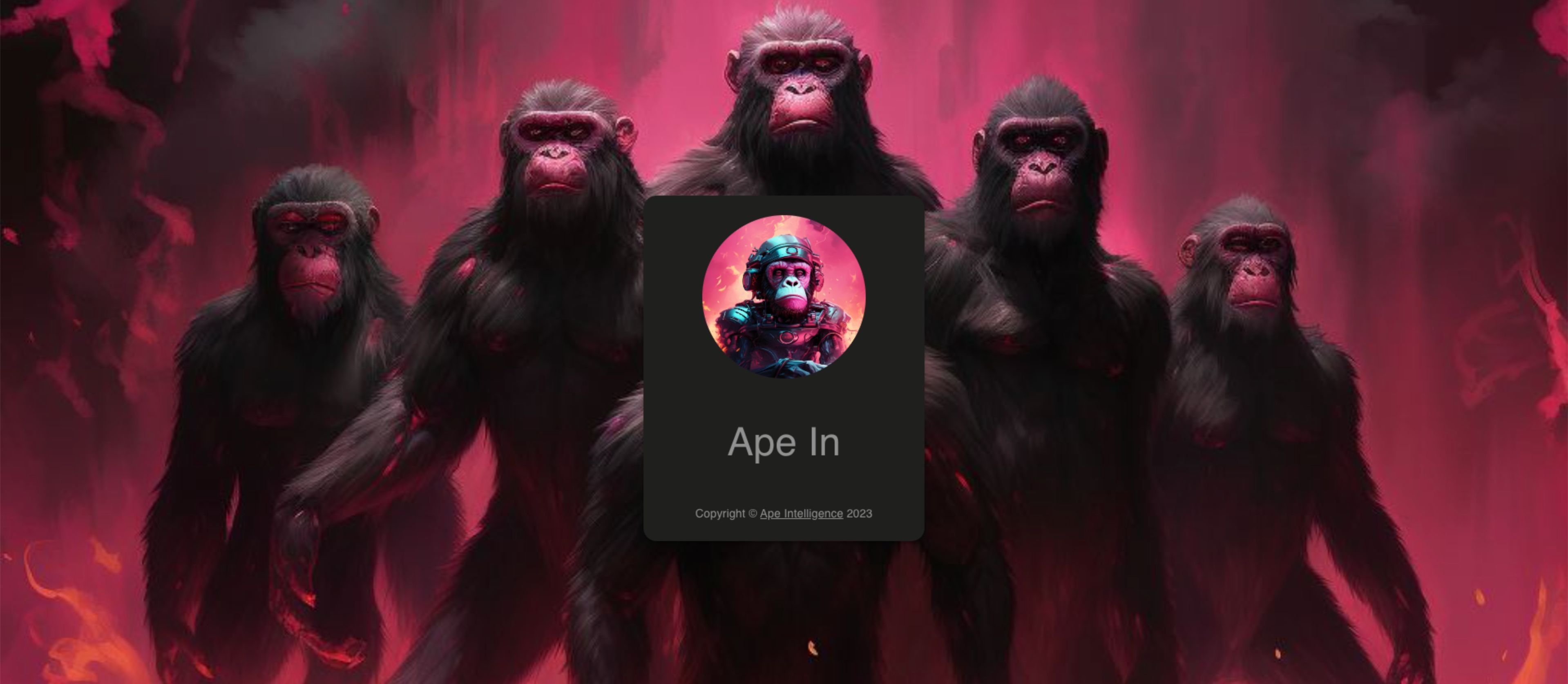 Ape-I banner