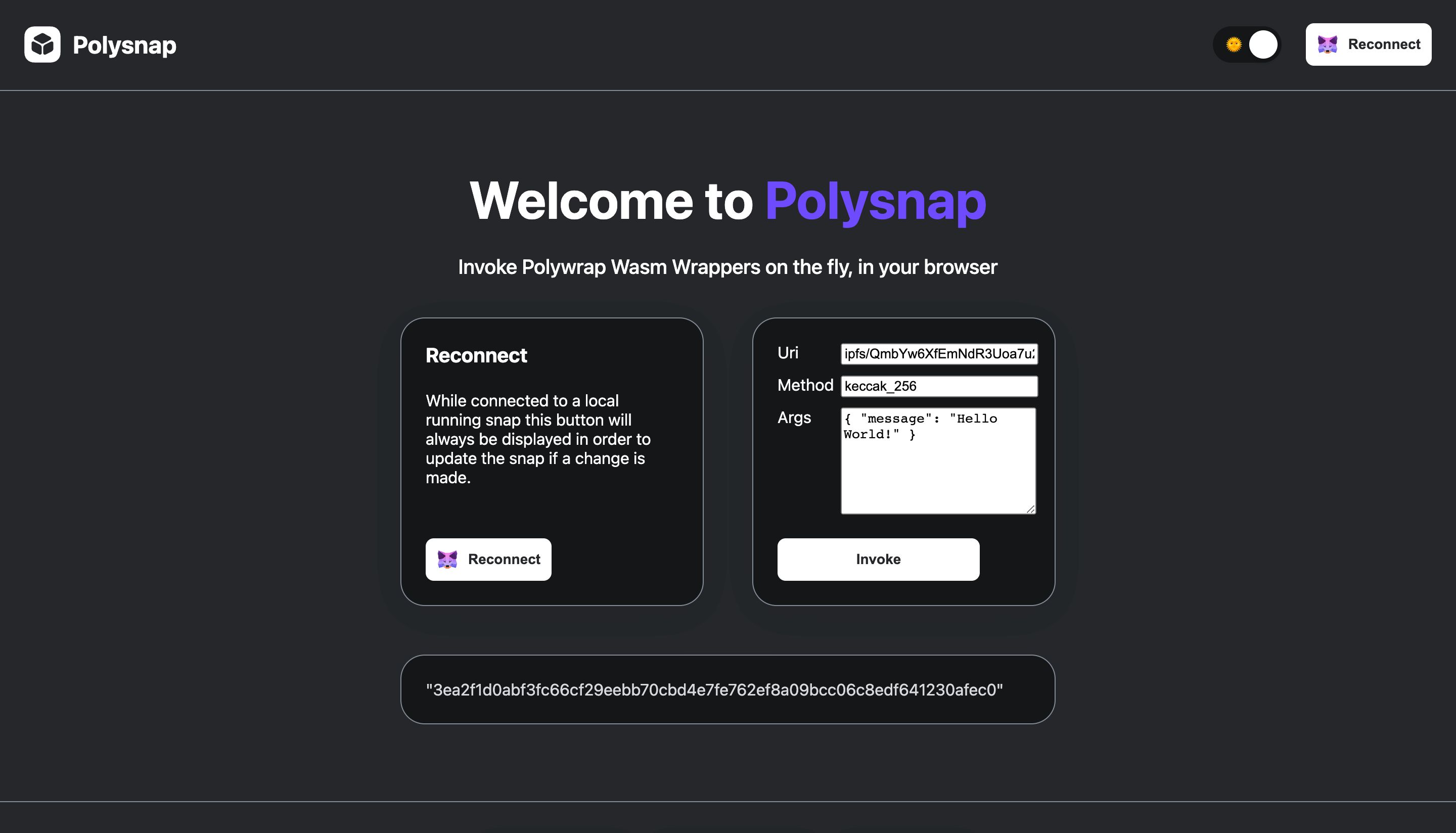 Polysnap banner