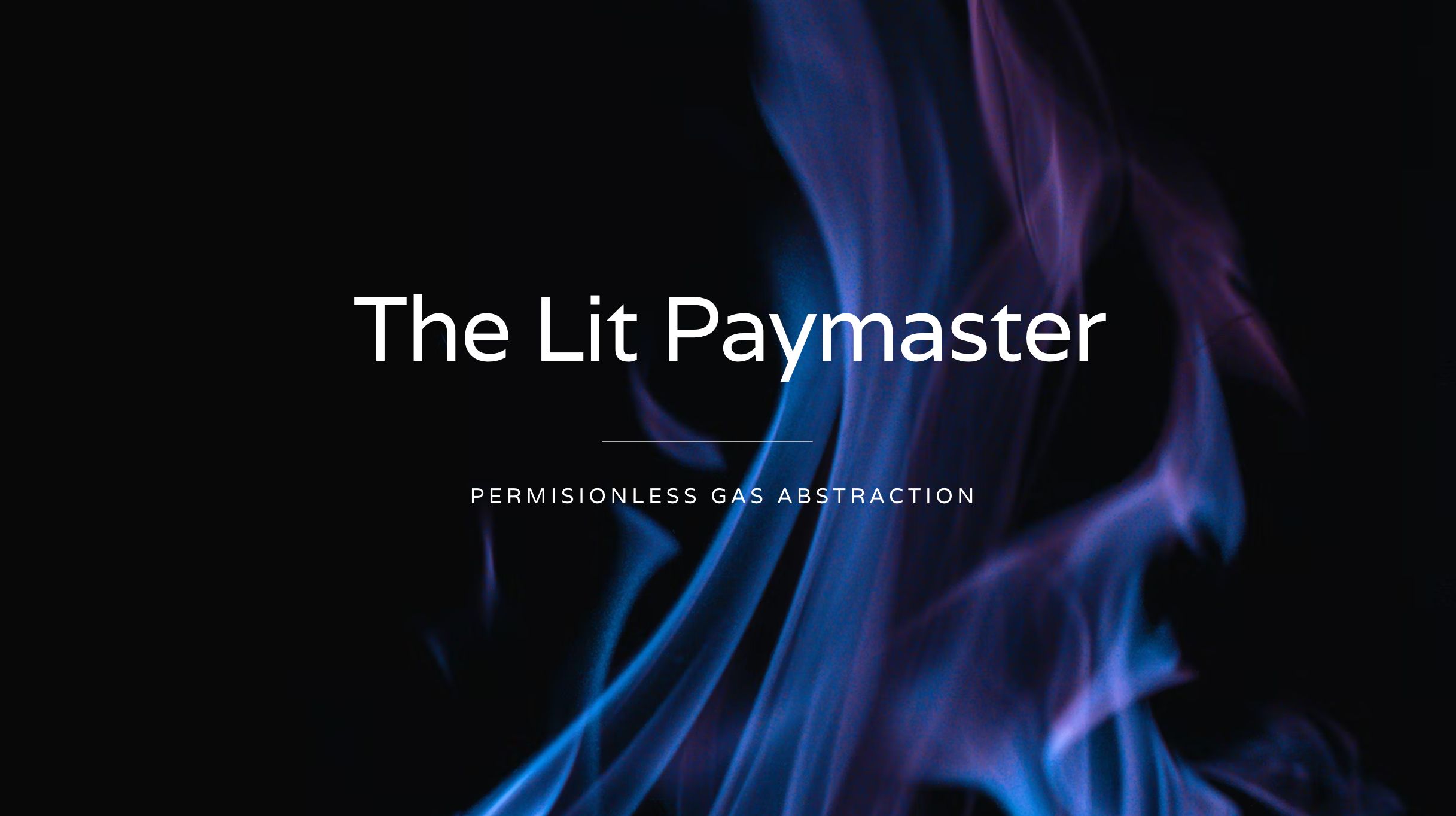 The Lit Paymaster banner