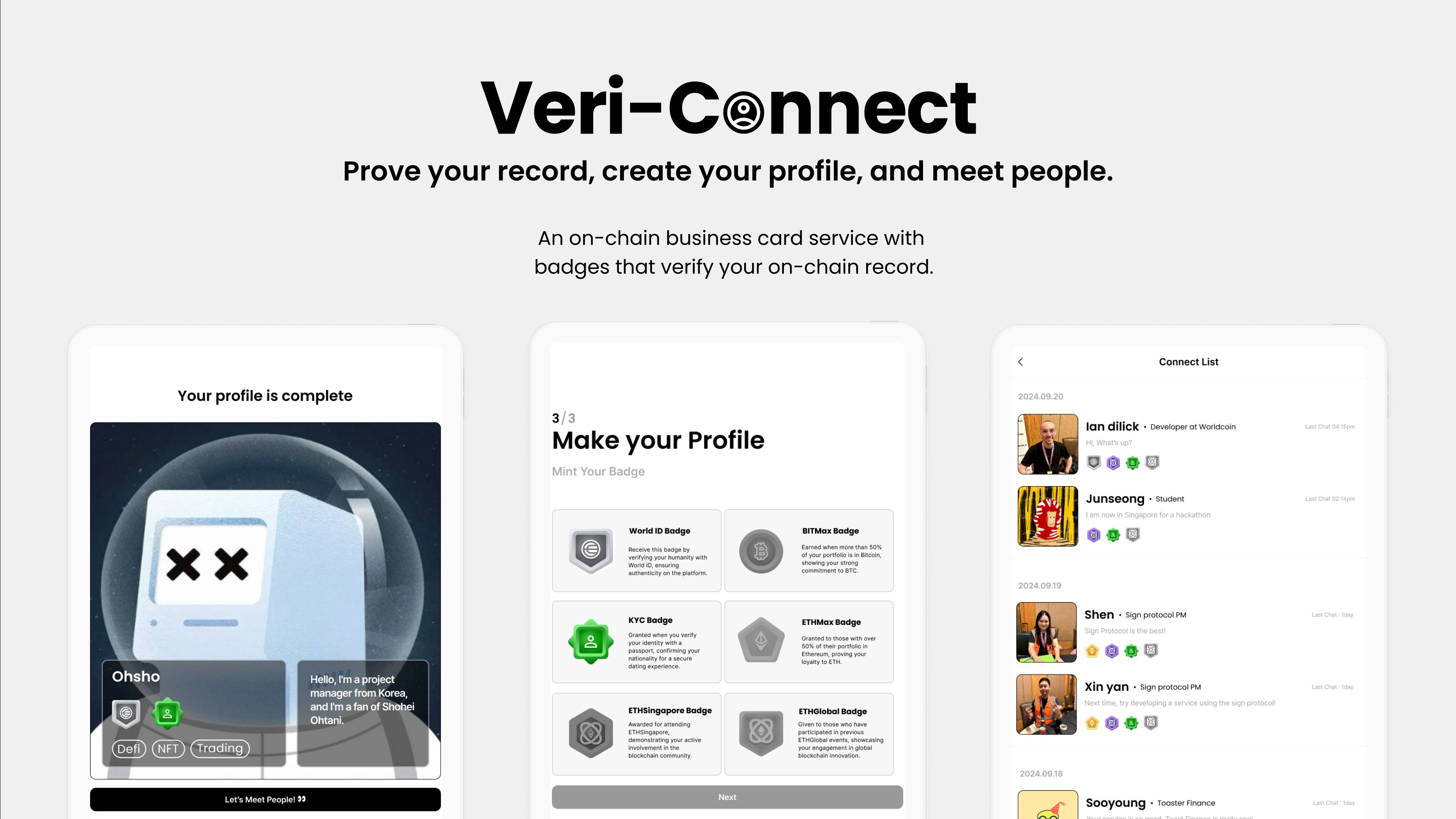 Veri-Connect banner