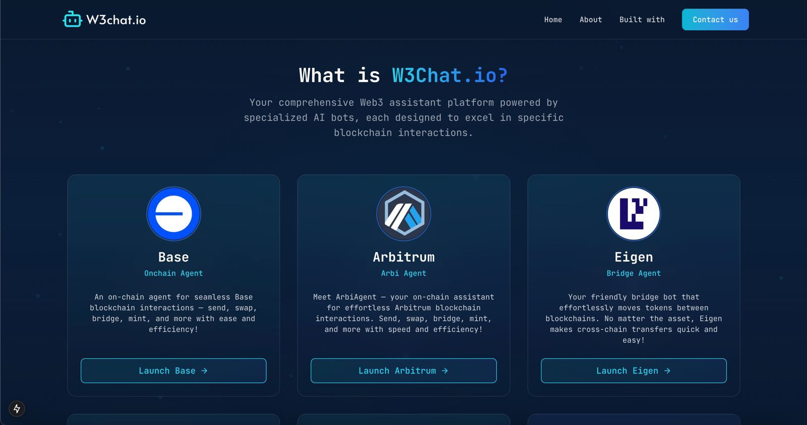 W3Chat.io banner