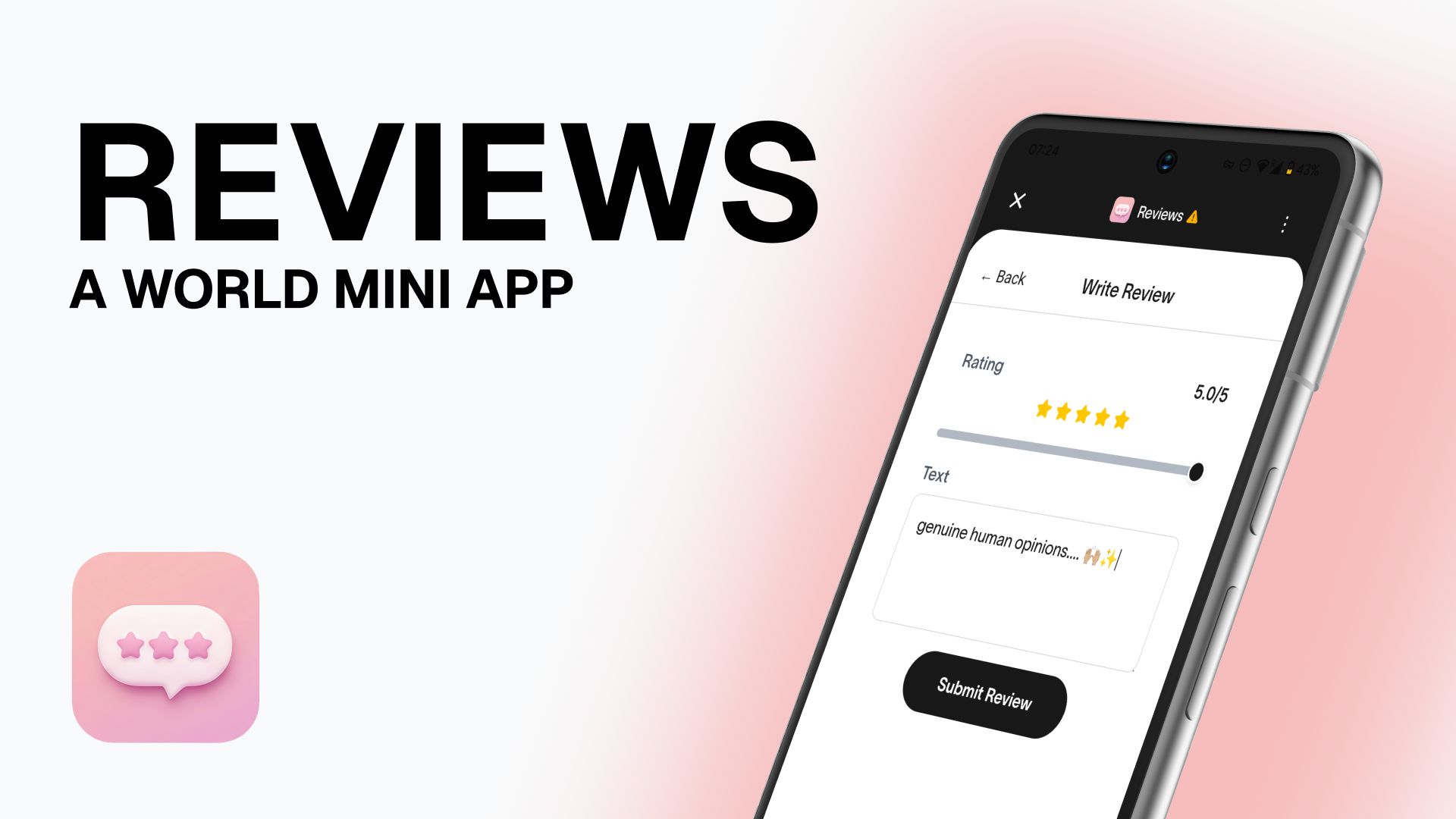 REVIEWs banner