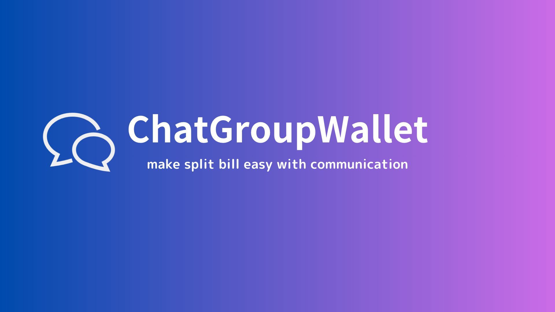 ChatGroupWallet banner