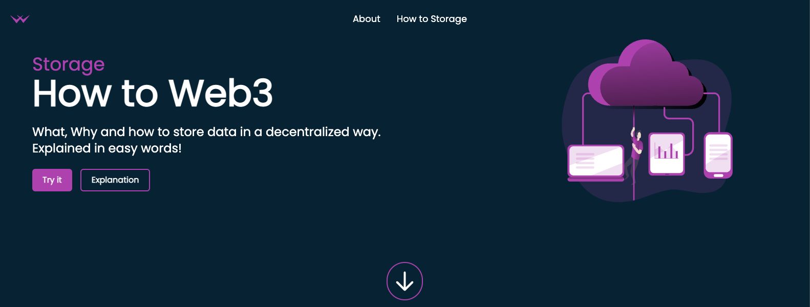 How To Web3 - Storage banner