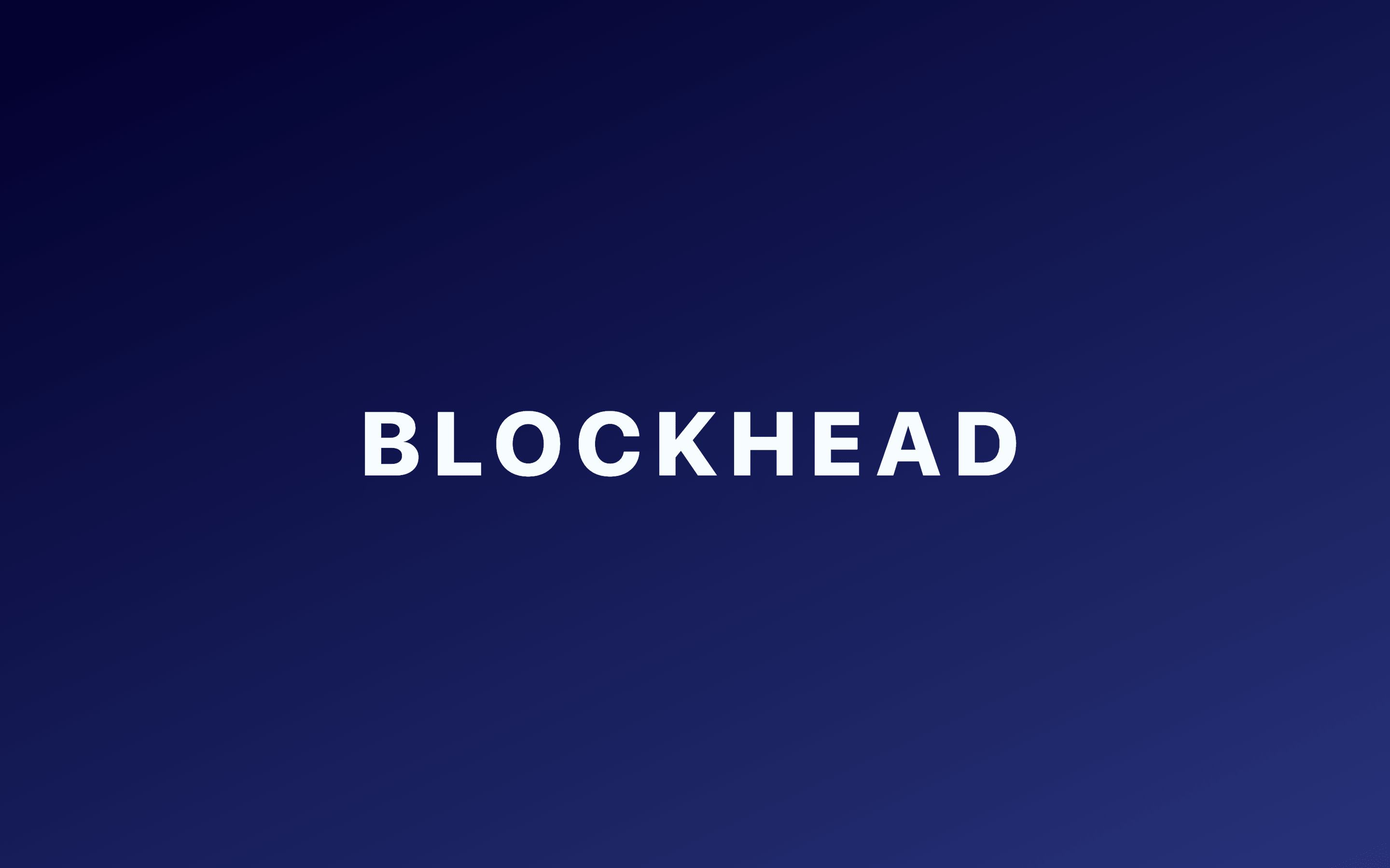 Blockhead banner