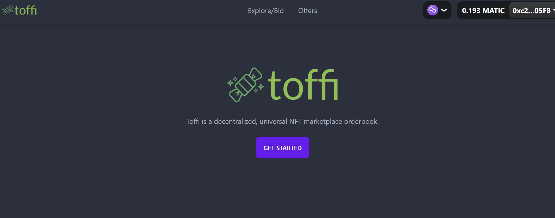 Toffi.bid banner