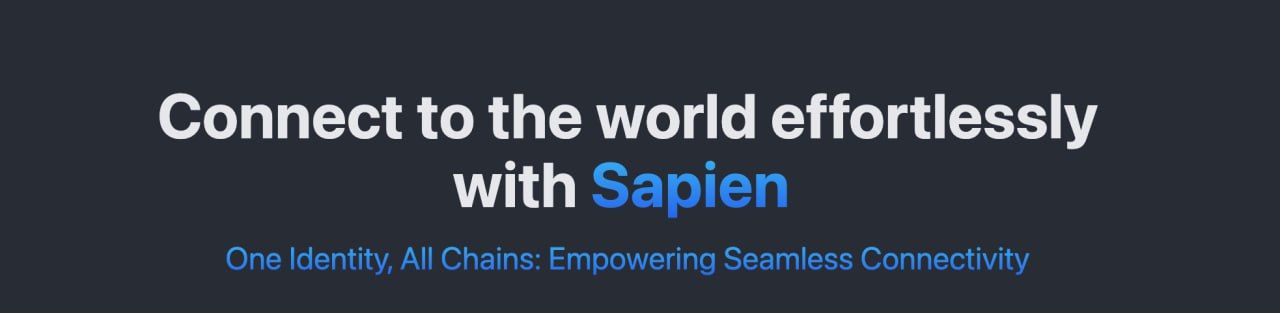 Sapien banner